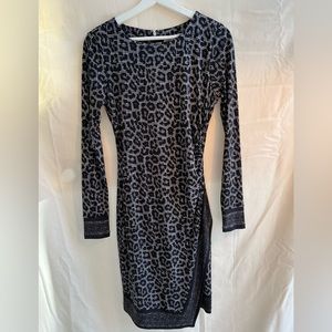 Michael Kors black leopard print dress